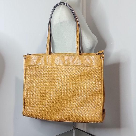 leather bag Handbags - Leather Woven Bottga Vntta Inspred Shoulder Bag